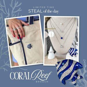 Vintage Park Lane Coral Reef Pin